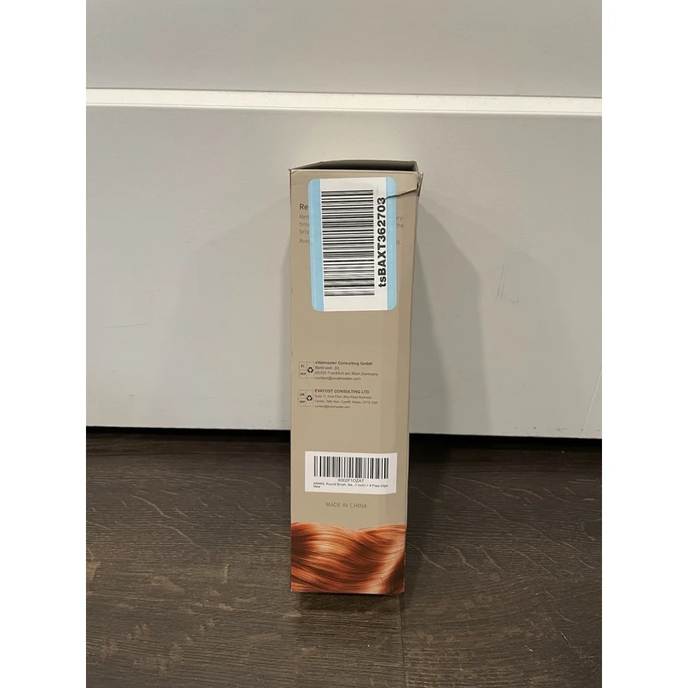 AIMIKE 1.7 Round Air Drying Brush Ceramic/Ionic Nano Thermal Round (Brush Only)